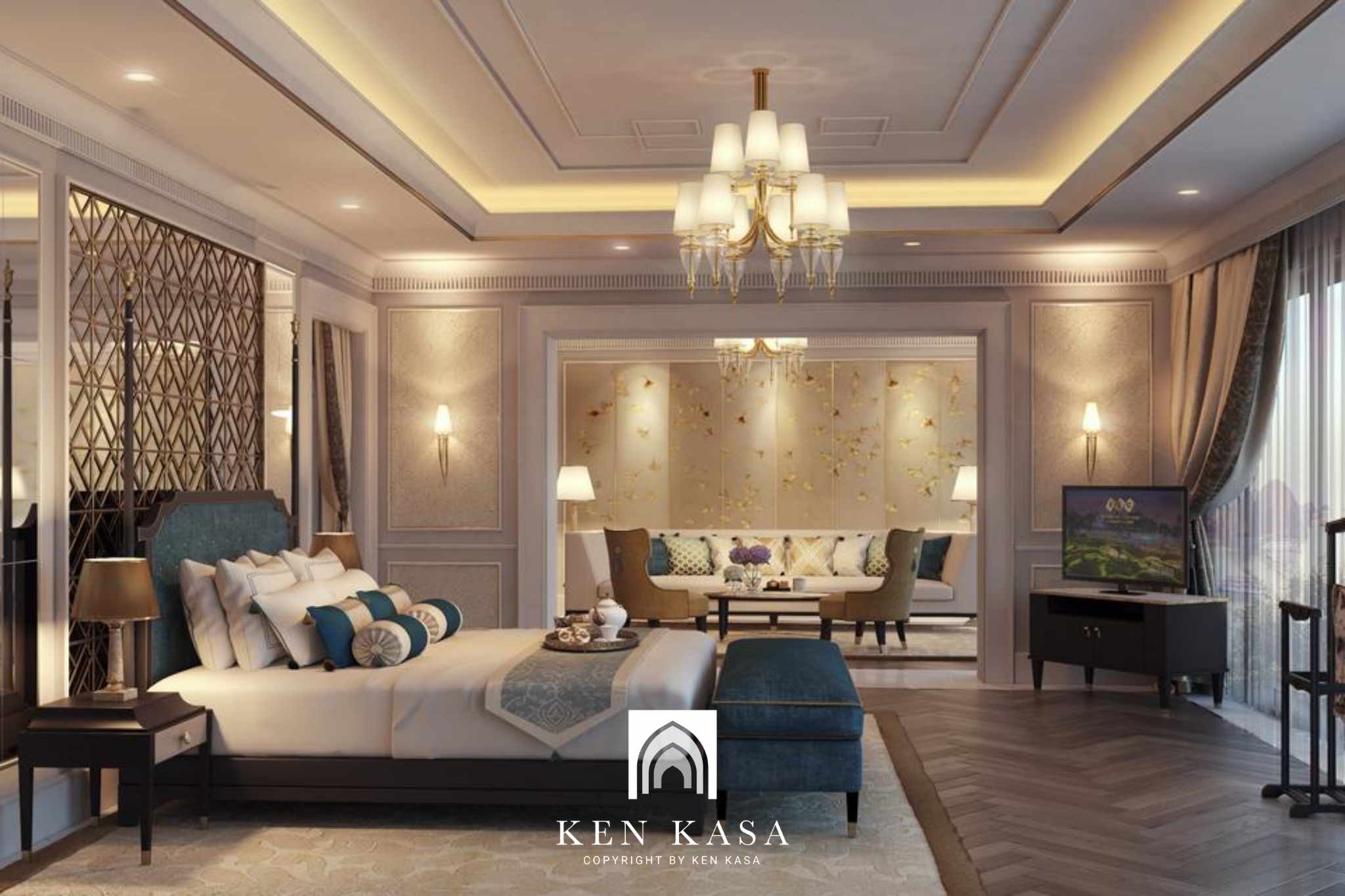 Ti&ecirc;u chuẩn thiết kế ph&ograve;ng suite về diện t&iacute;ch 